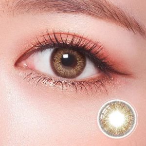 Solar Flare Brown Contact Lenses