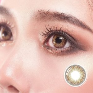 Solar Flare Brown Contact Lenses