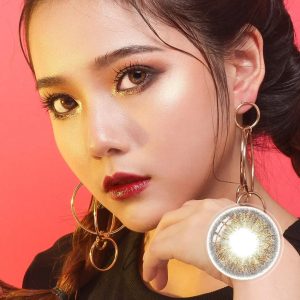 Solar Flare Brown Contact Lenses