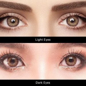Solar Flare Brown Contact Lenses