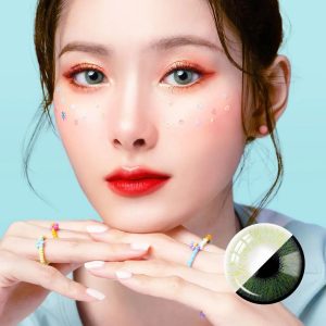 Perfect Hue Meloni Green Contact Lenses