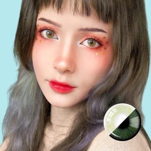 Perfect Hue Meloni Green Contact Lenses