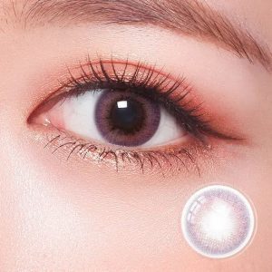 Abstrait Petal Violet Contact Lenses