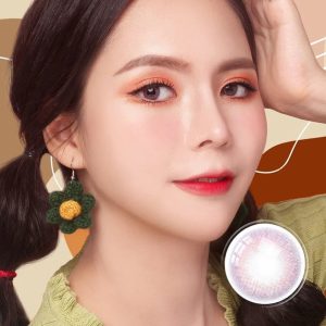 Abstrait Petal Violet Contact Lenses