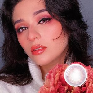 Abstrait Petal Violet Contact Lenses
