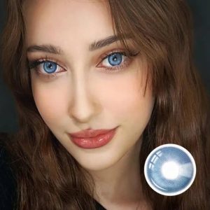 Luna and Sol Glowing Blue Contact Lenses