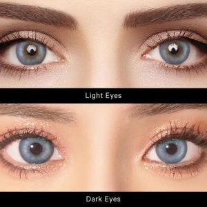 Luna and Sol Glowing Blue Contact Lenses