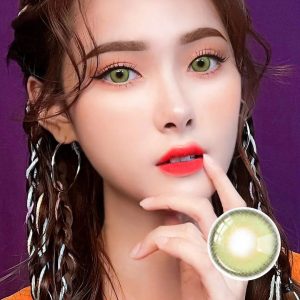 Eyemi Dancing Green Contact Lenses