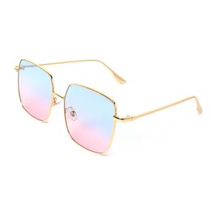 VEU Mojo Sunglasses 0023 60 Blue Pink Contact Lenses
