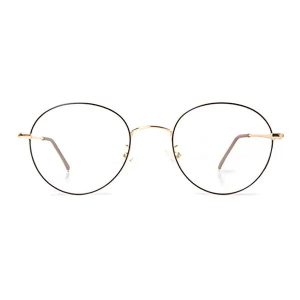 VEU Mirar Eyeglasses 0041 49 Black Gold Brown Contact Lenses