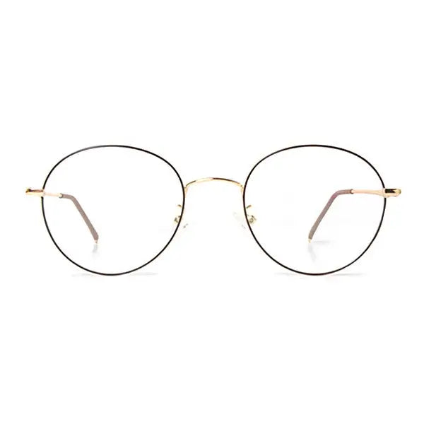 VEU Mirar Eyeglasses 0041 49 Black Gold Brown Contact Lenses