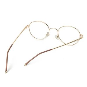 VEU Mirar Eyeglasses 0041 49 Black Gold Brown Contact Lenses