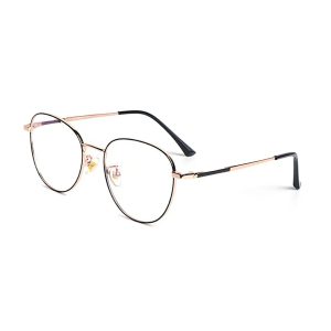 VEU Aureos Eyeglasses 0101 52 Black Rose Black Contact Lenses