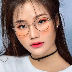 VEU Aureos Eyeglasses 0101 52 Black Rose Black Contact Lenses