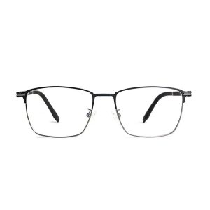 VEU Encre Eyeglasses 0111 53 Black Gray Black Contact Lenses