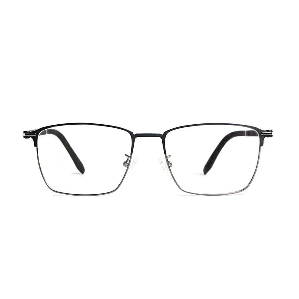 VEU Encre Eyeglasses 0111 53 Black Gray Black Contact Lenses