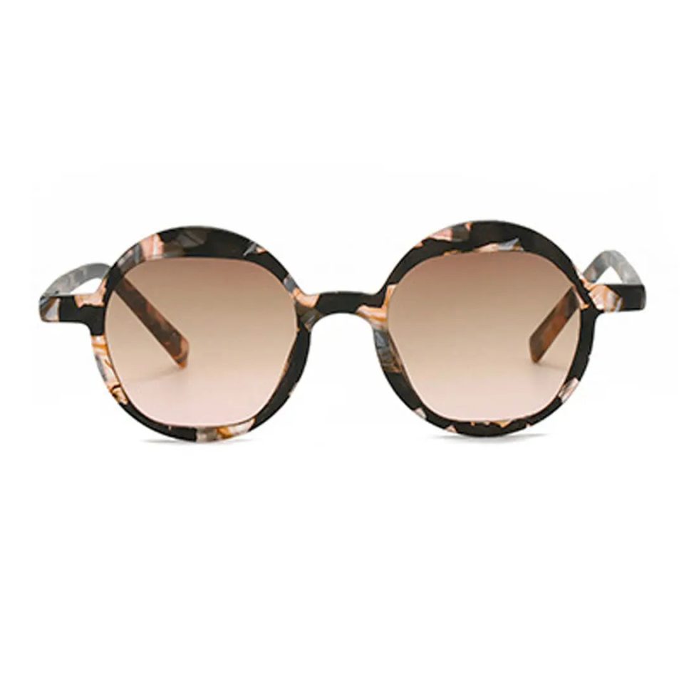 VEU Petals Sunglasses 0121 46 Brown Pink Contact Lenses