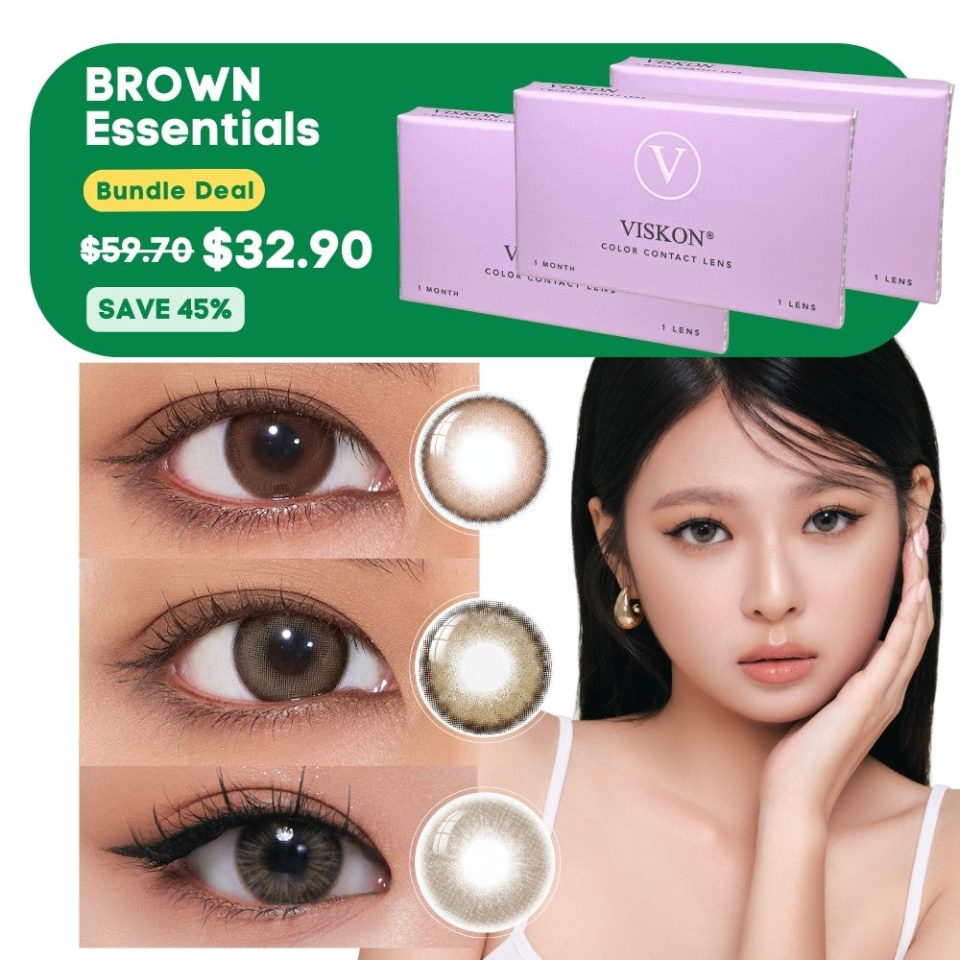 Eyemi Brown Essentials Set (1-Month) Contact Lenses