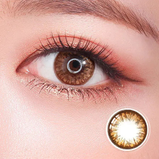 Geo Big Grang Grang Brown Contact Lenses