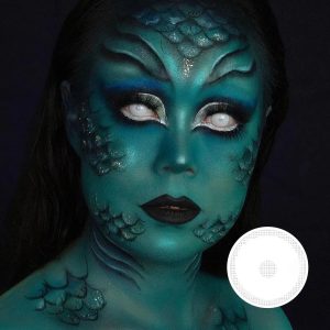 Zombie White Screen Halloween Lens Contact Lenses