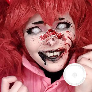 Zombie White Screen Halloween Lens Contact Lenses